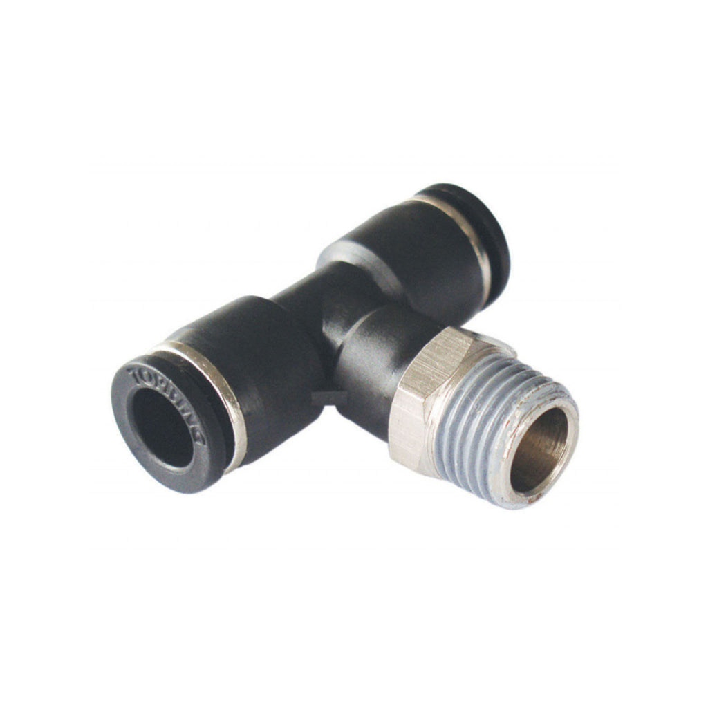 Jonction mâle en «t» pivotant 1/4 x 1/8 (m) npt maxfit