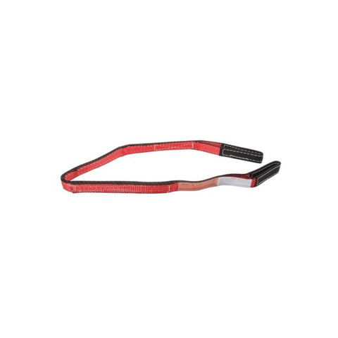 Élingue de levage en polyester, Pli Double, Oeillet double, Type 3, 1'' la x 2' lo, Capacité verticale 3100 lb
