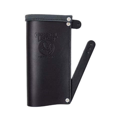 PORTE MARTEAU EN CUIR NOIR