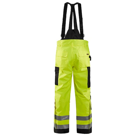 SALOPETTE IMPERMÉABLE JAUNE HAUTE-VISIBILITÉ - XXX