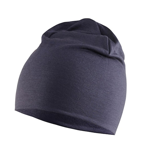 TUQUE 100% MERINO GRIS FONCE - TAILLE UNIQUE