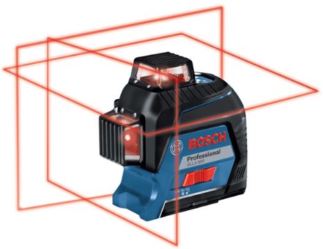 Laser de nivellement et d’alignement à trois plans à 360°