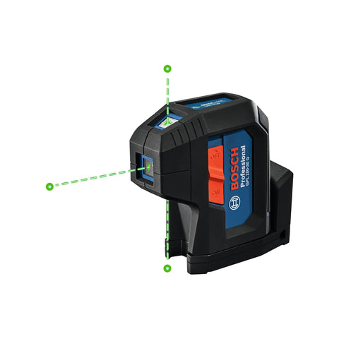 Laser d’alignement trois points auto-nivelant à laser vert