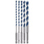 ENS 5PCS MECHES CARB.TOUT USAGE 1/4HEX
