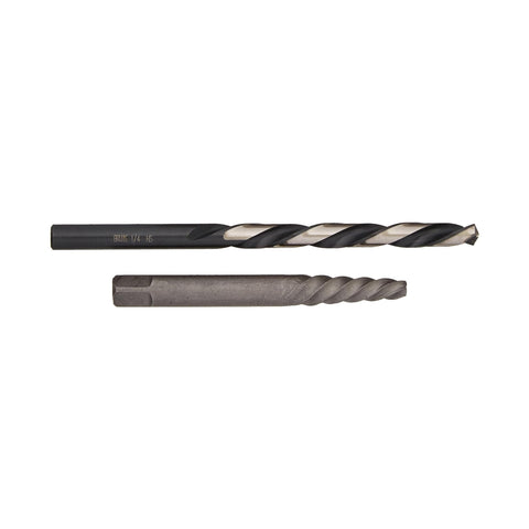 Mèche gauche 1/4'' + Extracteur #4