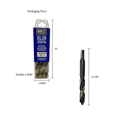 MÈCHE 31/64'' X 4-7/8''