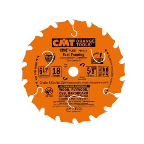 LAME 6-1/2'' X 18 DENTS CHARPENTE