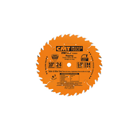 Lames circulaires 10'' X 5/8'' X 24DTS  pour coupes en longueur