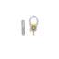 Ancrage de toit permanent DBI-SALA® 3MMC, avec solin et capuchon, argent, 7,6 cm x 1 cm x 35 cm (3 po x 0,4 po x 13,9 po)