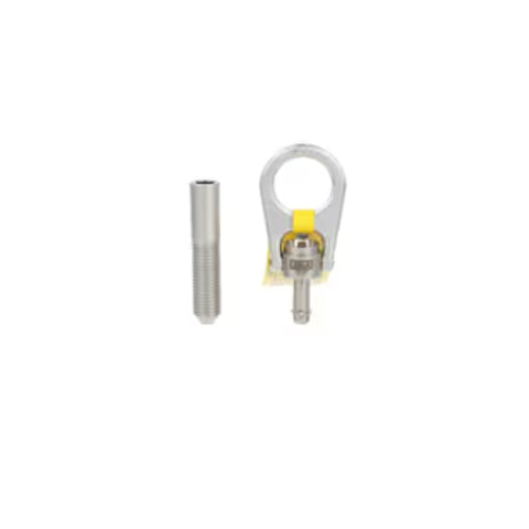 Ancrage de toit permanent DBI-SALA® 3MMC, avec solin et capuchon, argent, 7,6 cm x 1 cm x 35 cm (3 po x 0,4 po x 13,9 po)