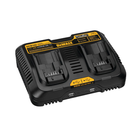 CHARGEUR DOUBLE 12/20V + USB