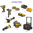 ENSEMBLE D' OUTILS 20VMAX ET 60VMAX