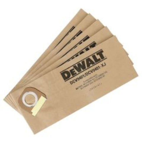 Doublures en papier jetables pour extracteur de poussière DCV85 (5 PK)