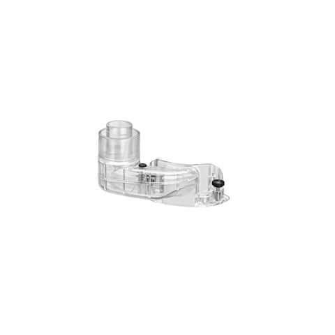 Adaptateur de collecte de poussière compact pour toupie à base fixe