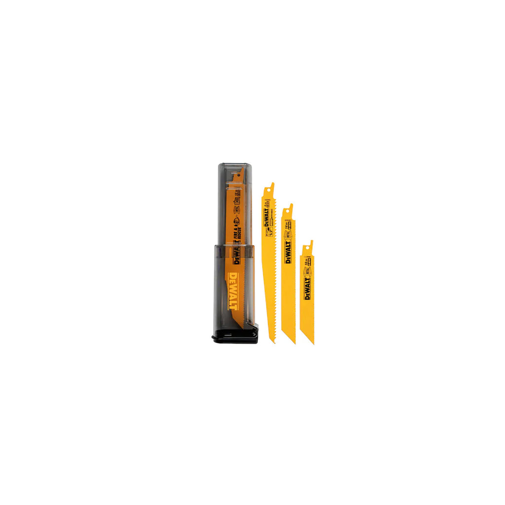 25 Lames De Scie Alternative Bimétalliques EZARC 300mm 14+18 TPI - Coupe Métal Acier