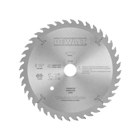 LAME CARB. 6-1/2'' X 40DTS (TRACK SAW)