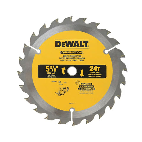 LAME 5-3/8'' 24DTS COUPE LISSE
