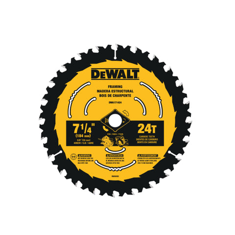 LAME DE SCIE CIRCULAIRE 7-1/4'' X 24 DENTS