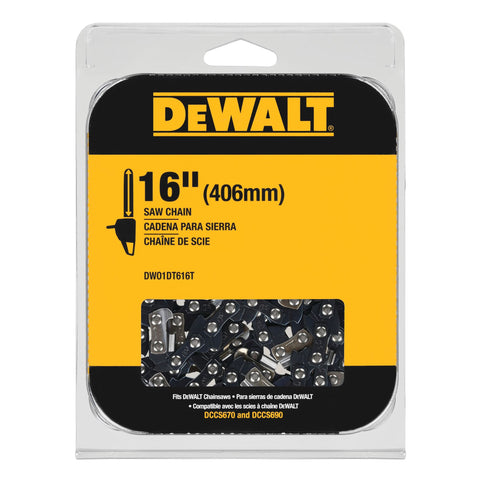 CHAÎNE 16'' POUR SCIE À CHAÎNE DCCS670B