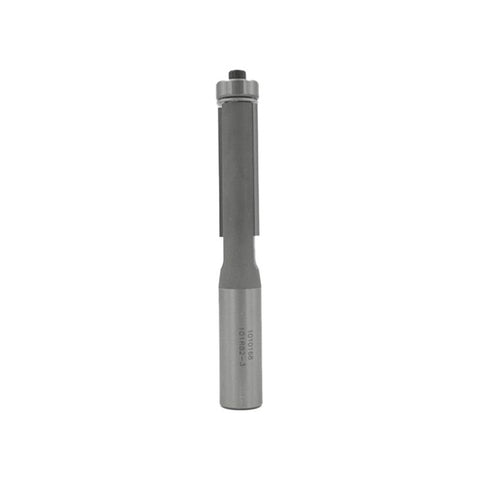 Mèche toupie 1/2'' de diamètre, pointe en carbure, embout affleurant avec roulement à billes, 2 cannelures, tige 1/2'', longueur 4-1/4''
