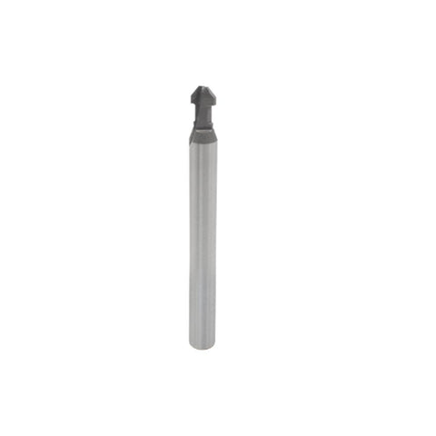 Mèche toupie 7/32'' de diamètre, carbure monobloc, embout droit Seal, 2 cannelures, tige 1/4'', longueur 2 9/16''