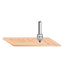 Mèche à graver, 9/16'' de diamètre, carbure monobloc,  3 cannelures, tige 1/4'', longueur 2 1/4''