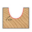 Mèche toupie 3/8'' de diamètre, pointe en carbure, embout à noyau, 2 cannelures, tige 1/4'', longueur 1 1/2''
