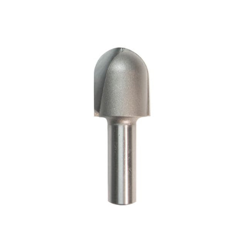 Mèche toupie 1'' de diamètre, pointe en carbure, embout à noyau, 2 cannelures, tige 1/2'', longueur 2 3/4''