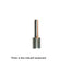 Mèche toupie 3/8'' de diamètre, pointe en carbure, embout droit, 2 cannelures, tige 1/4'', longueur 2''