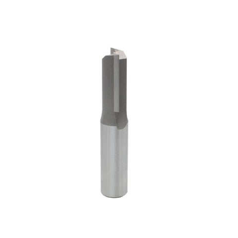 Mèche toupie 1/2'' de diamètre, pointe en carbure, embout droit, 2 cannelures, tige 1/2'', longueur 2 5/8''