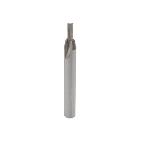 Mèche toupie 1/8'' de diamètre, pointe en carbure, embout droit Seal, 2 cannelures, tige 1/4'', longueur 2 3/16''