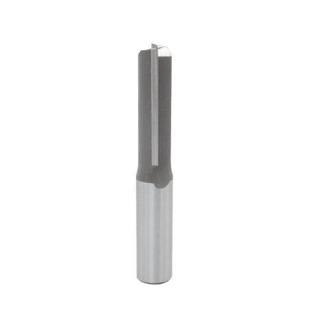 Mèche toupie 1/2'' de diamètre, pointe en carbure, embout droit, 2 cannelures, tige 1/2'', longueur 3''