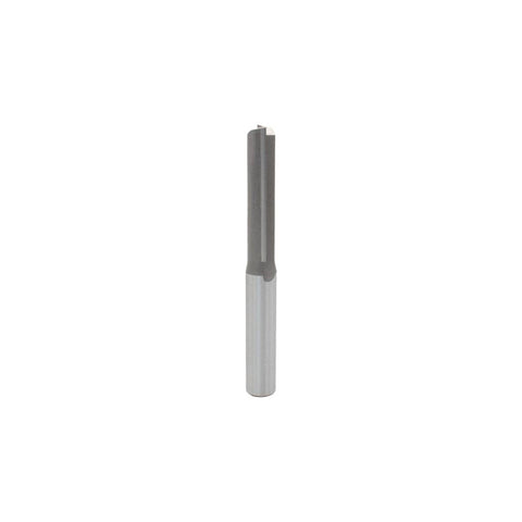 Mèche toupie 1/2'' de diamètre, pointe en carbure, embout droit, 2 cannelures, tige 1/2'', longueur 4 1/4''