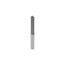Mèche toupie 1/2'' de diamètre, pointe en carbure, embout droit, 2 cannelures, tige 1/2'', longueur 4 1/4''
