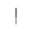Mèche toupie 1/2'' de diamètre, pointe en carbure, embout droit, 2 cannelures, tige 1/2'', longueur 4 1/4''