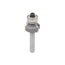 Mèche toupie 3/4'' de diamètre, pointe en carbure, embout arrondi avec roulement à billes 1/2'', 2 cannelures, tige 1/4'', longueur 1 15/16''