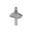 Mèche toupie 2'' de diamètre, pointe en carbure, embout arrondi avec roulement à billes 1/2'', 2 cannelures, tige 1/2'', longueur 2 3/4''