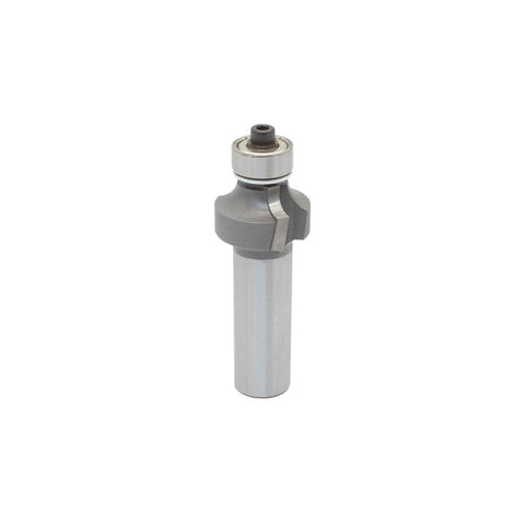 Mèche toupie 7/8'' de diamètre, pointe en carbure, embout arrondi avec roulement à billes 1/2'', 2 cannelures, tige 1/2'', longueur 2 5/16''