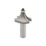 Mèche toupie 1 1/2'' de diamètre, pointe en carbure, embout à perles avec roulement à billes de 3/8'', 2 cannelures, tige de 1/2'', longueur de 2 9/16''