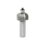 Mèche toupie 1'' de diamètre, pointe en carbure, embout à anse avec roulement à billes, 2 cannelures, tige 1/2'', longueur 2 7/16''