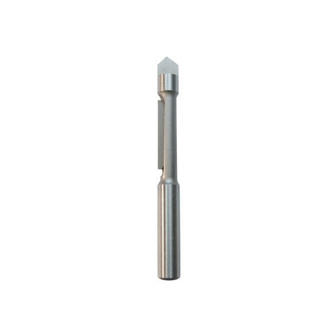 Mèche toupie 1/4'' de diamètre, pointe en carbure, panneau pilote avec pointe de perçage, 1 flûte, tige 1/4'', longueur 1 1/2''