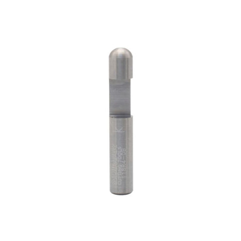 Mèche de coupe affleurante,1/4'' de diamètre, carbure monobloc,  longueur de coupe 3/8'', tige 1/4'', longueur 1 1/2''