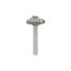 Mèche toupie 1 3/8'' de diamètre, pointe en carbure, embout plongeant plat en doucine, 2 cannelures, tige de 1/2'', longueur de 2 1/4''