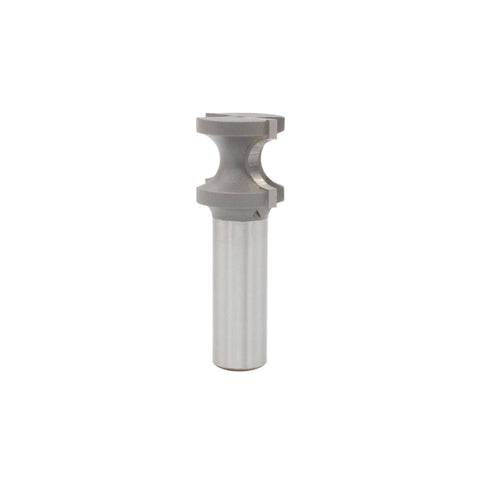 Mèche toupie 7/8'' de diamètre, pointe en carbure, embout demi-rond, 2 cannelures, tige 1/2'', longueur 2 1/4''