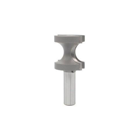 Mèche toupie 1 5/16'' de diamètre, pointe en carbure, embout demi-rond, 2 cannelures, tige 1/2'', longueur 2 7/8''