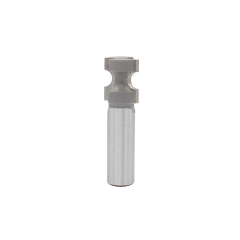 Mèche toupie 21/32'' de diamètre, pointe en carbure, embout demi-rond, 2 cannelures, tige 1/2'', longueur 2 1/4''