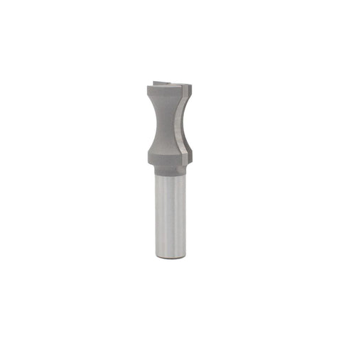 Mèche toupie 13/16'' de diamètre, pointe en carbure, embout plat, 2 cannelures, tige 1/2'', longueur 2 3/4''