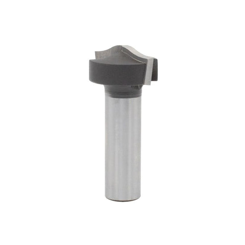 Mèche toupie 1'' de diamètre, embout d'angle supérieur - sans goutte, tige de 1/2'', longueur de 2 1/8''