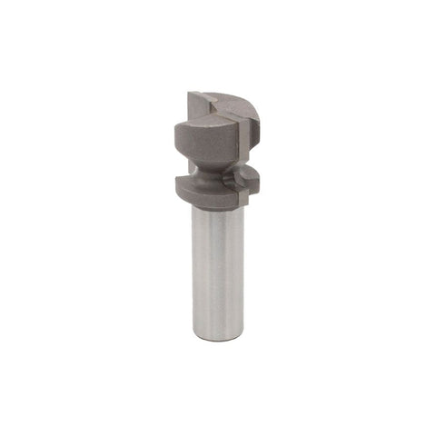 Mèche de toupie, 7/8'' de diamètre, pointe en carbure, 2 cannelures, tige 1/2'', longueur 2-5/16''