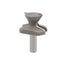Mèche toupie 2'' de diamètre, pointe en carbure, embout pour bord extérieur de porte, 2 cannelures, tige de 1/2'', longueur de 2-3/4''
